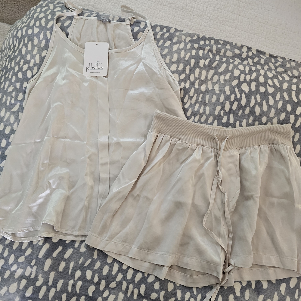 PJ Harlow Women's Cream Sleepwear Set
